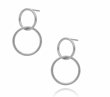 Load image into Gallery viewer, Stainless Steel Circle Earrings
