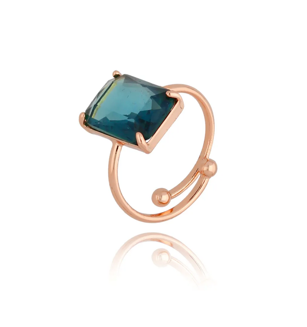 Sea Eye Giulia Rose Gold Adjustable Ring