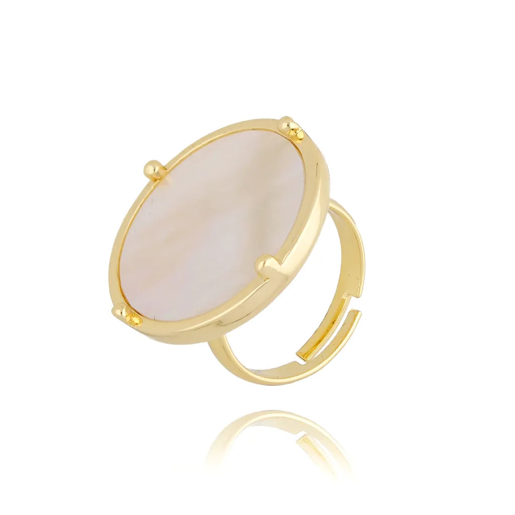 Bella Iridescent Adjustable Ring