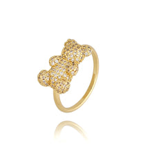 Load image into Gallery viewer, Gold Bear Ring
