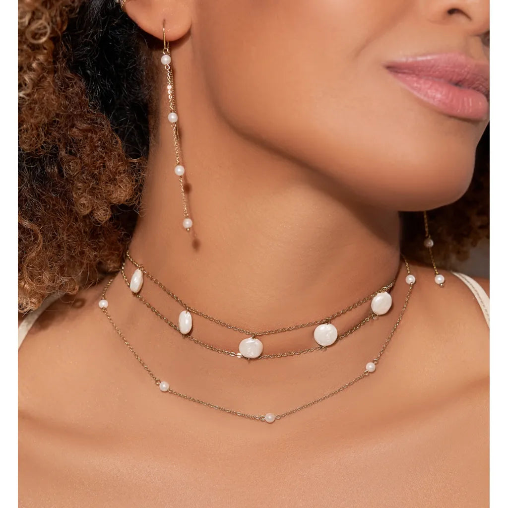 Choker Pearls Necklace Moa